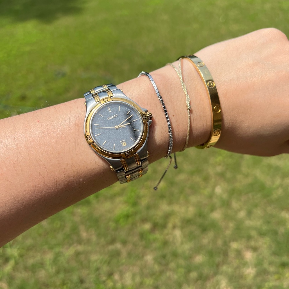 Gucci Gold and Silver Women's Watch